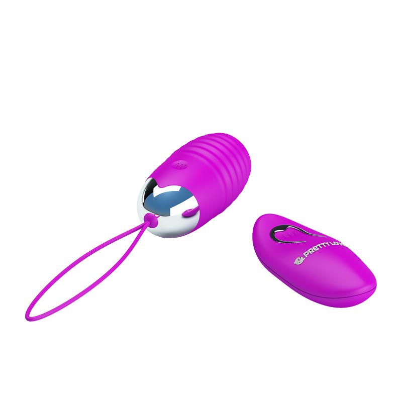PRETTYLOVE Huevo Vibrador Jessica USB Purpura