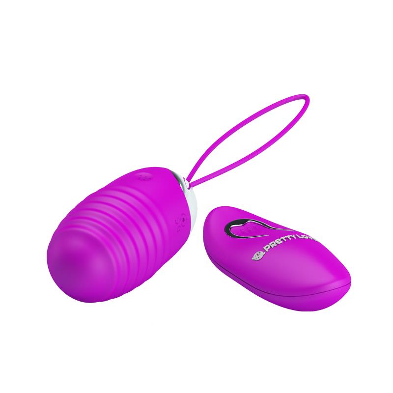 PRETTYLOVE Huevo Vibrador Jessica USB Purpura