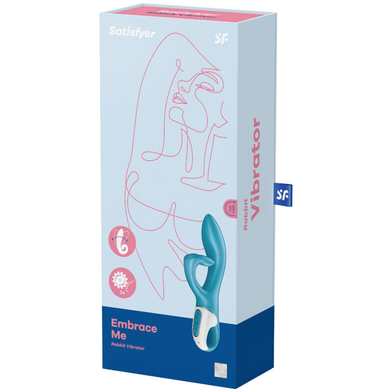 SATISFYER Embrace Me Vibrador Punto G Turquesa