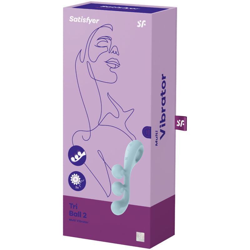 SATISFYER Tri Ball 2 Multivibrador Azul