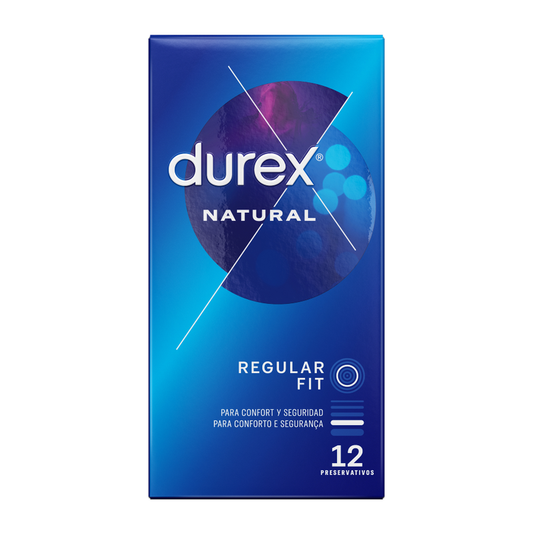 DUREX Natural Plus Regular Fit 12 Unidades