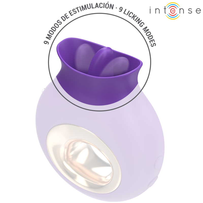 INTENSE Tuli Estimulador Clítoris 9 Vibraciones y 9 Oscilaciones Morado
