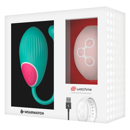 WEARWATCH Huevo Control Remoto Technology Watchme Agua Marina/Rosa