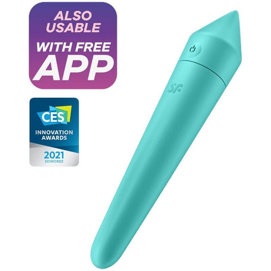 SATISFYER Ultra Power Bullet 8 Bala Vibradora con APP Turquoise