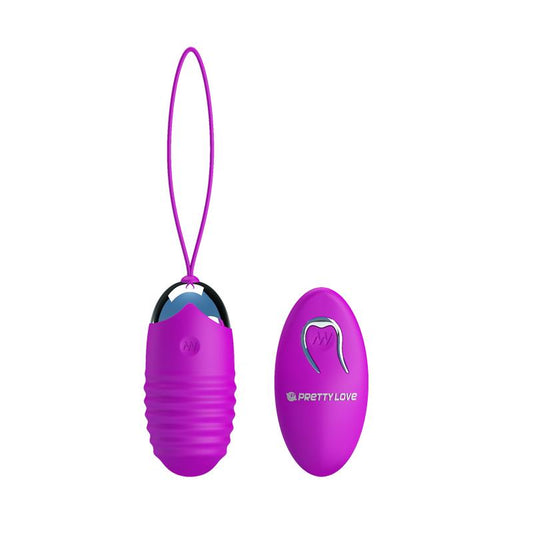 PRETTYLOVE Huevo Vibrador Jessica USB Purpura