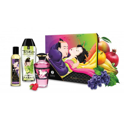 Kit de Masaje Sensual Fruity Kisses Aceites & Cuidado Íntimo