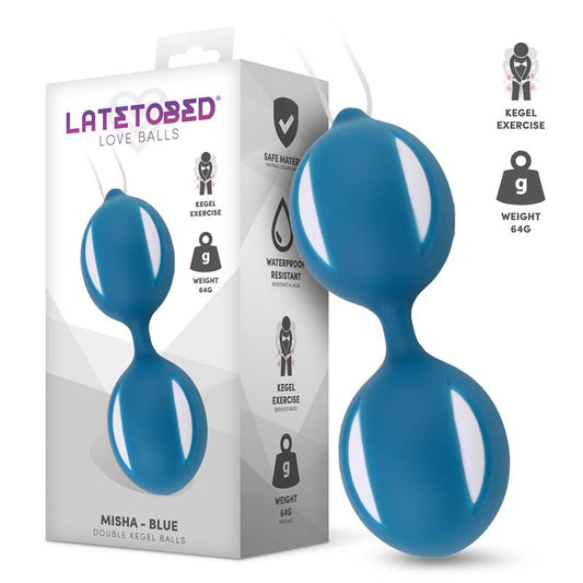 LATETOBED Misha Bola Kegel Doble con Peso Interno