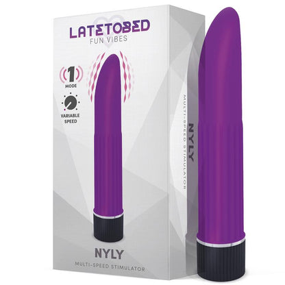 LATETOBED Nyly Estimulador Multi-Velocidad Púrpura