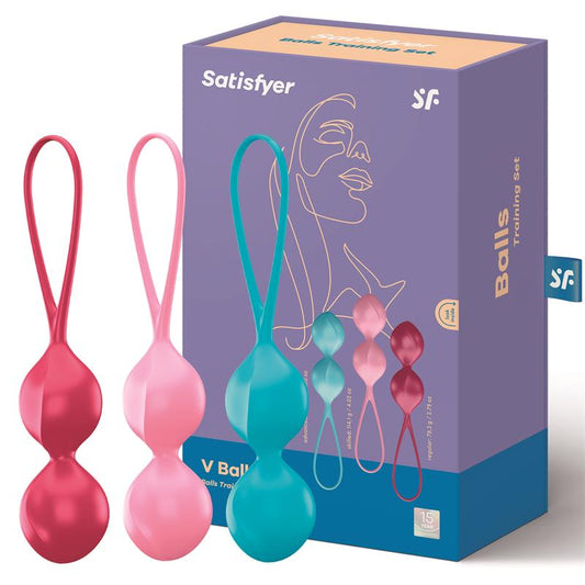 SATISFYER Pack de 3 Bolas Ben-Wa V-Balls