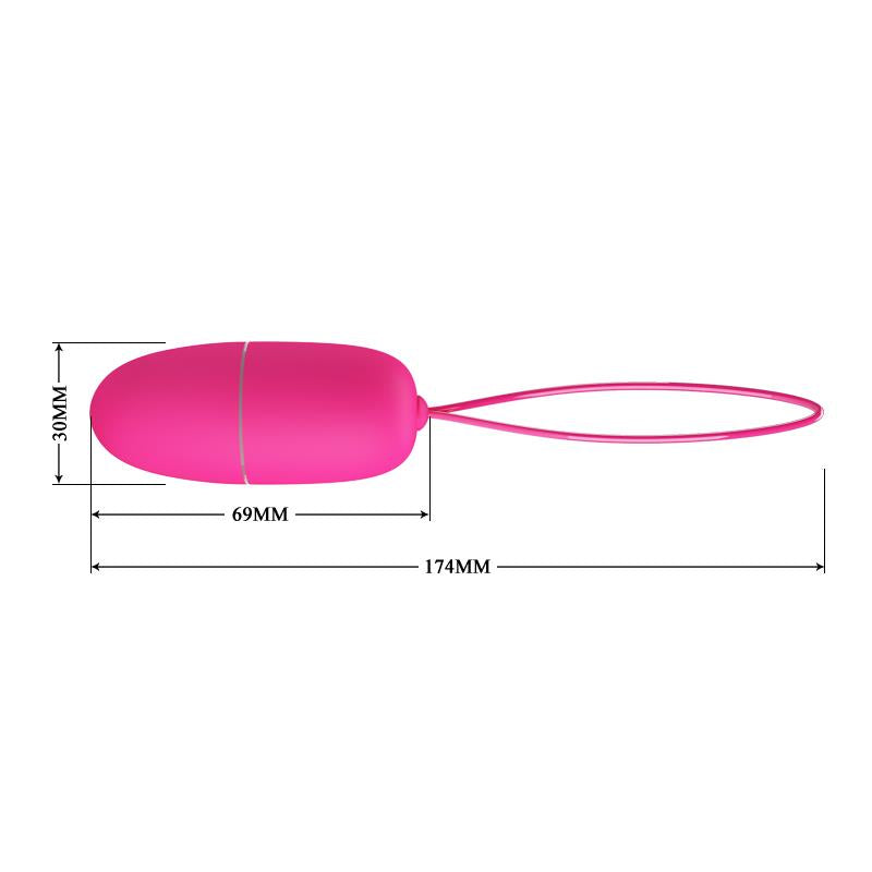 PRETTYLOVE Selkie Huevo Vibrador con Control Remoto