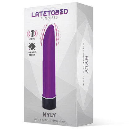 LATETOBED Nyly Estimulador Multi-Velocidad Púrpura
