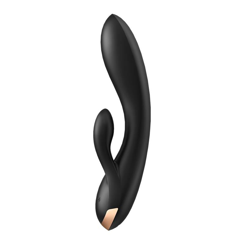 Satisfyer Double Flex Vibrador Punto G con 3 Motores y Control por App (Negro)