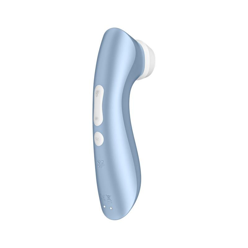 Satisfyer Pro 2+ Succionador Clitoriano con Vibración (Azul)