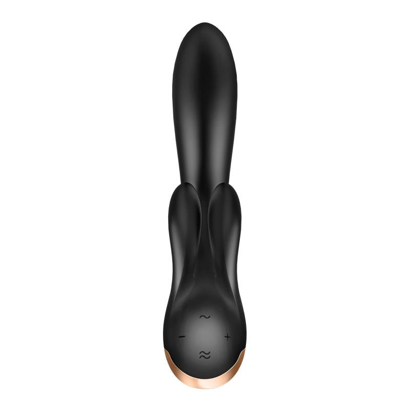 Satisfyer Double Flex Vibrador Punto G con 3 Motores y Control por App (Negro)