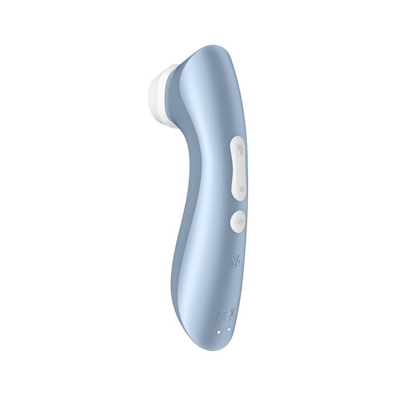 Satisfyer Pro 2+ Succionador Clitoriano con Vibración (Azul)