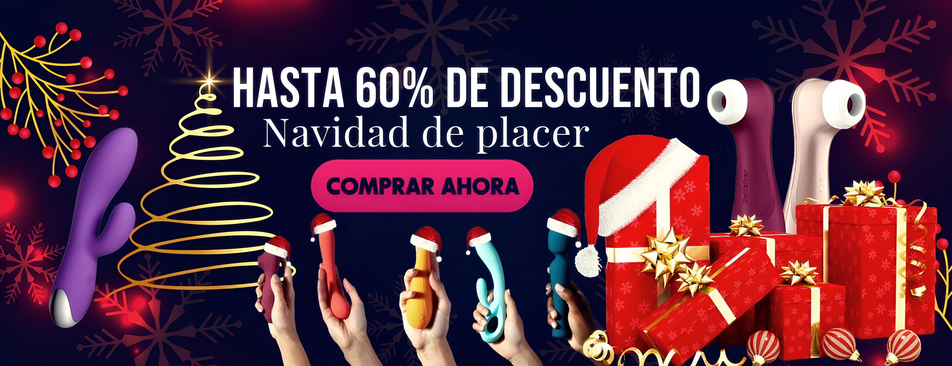 Ofertas de Black Friday en juguetes íntimos y de bienestar, hasta 60% de descuento.