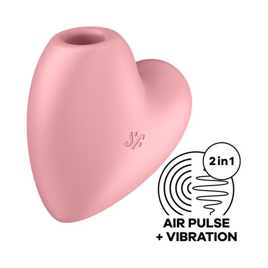 SATISFYER Cutie Heart Succionador de Clítoris y Vibración Rosa