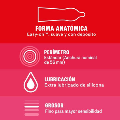 DUREX Sensitivo Suave 12 Unidades
