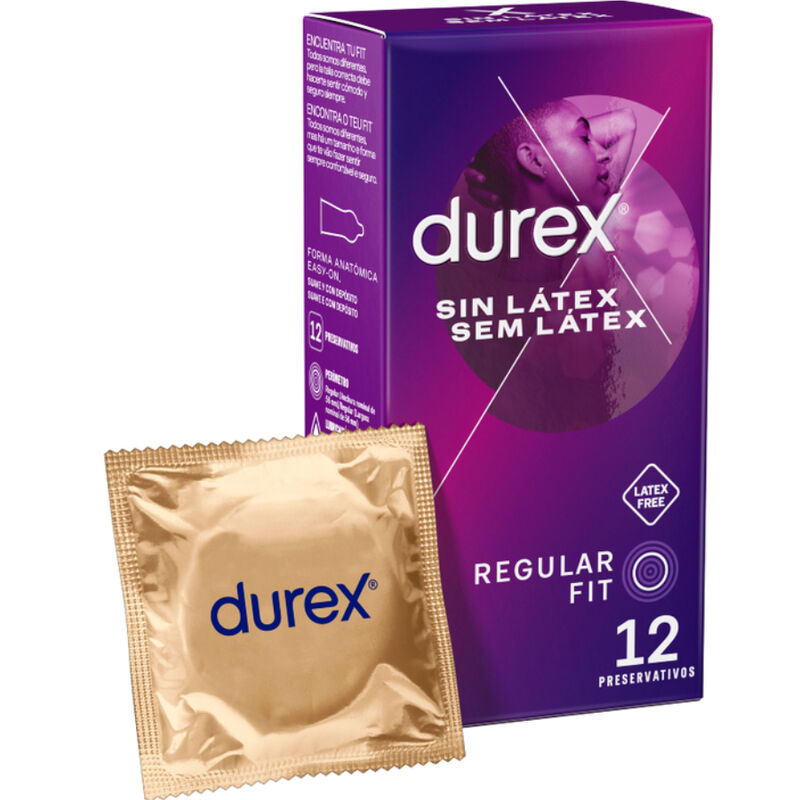 DUREX Preservativos sin Látex 12 Unidades