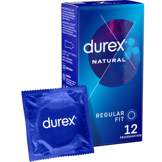 DUREX Natural Plus Regular Fit 12 Unidades