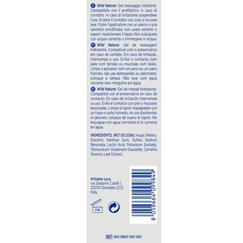 CONTROL Wild Nature Gel Masaje 3 en 1 200 ml