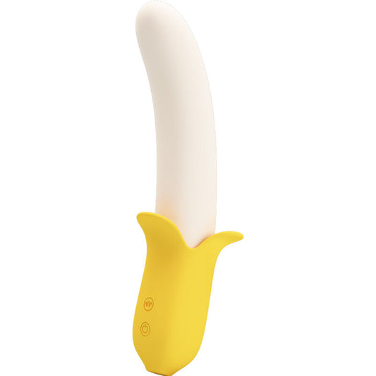 PRETTY LOVE Banana Geek Super Power 7 Vibraciones Up&Down Silicona Negro