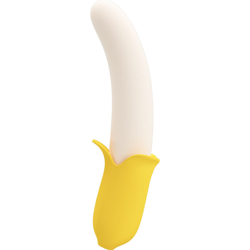 PRETTY LOVE Banana Geek Super Power 7 Vibraciones Up&Down Silicona Negro