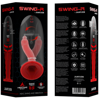 JAMYJOB Swing-R Masturbador de Calor, Oscilación y Vibración