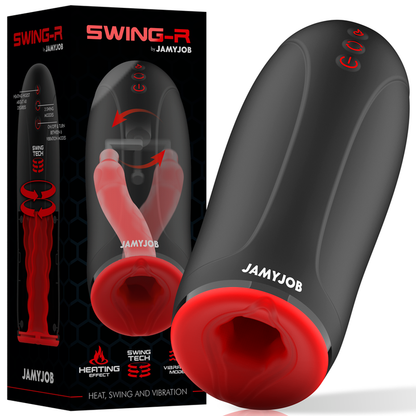 JAMYJOB Swing-R Masturbador de Calor, Oscilación y Vibración