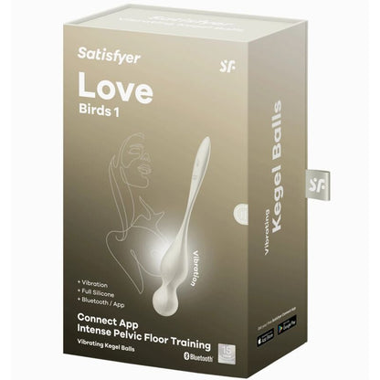 SATISFYER Love Birds Bolas Kegel Vibradoras Blanco