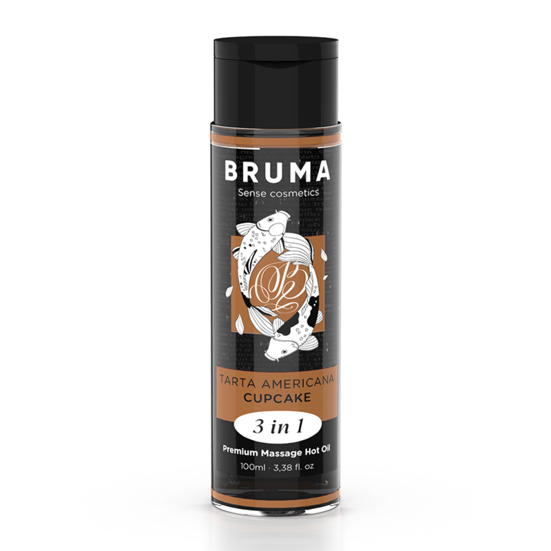 Aceite de Masaje Premium Efecto Calor Sabor Tarta Americana 100 ml
