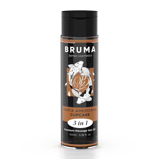 Aceite de Masaje Premium Efecto Calor Sabor Tarta Americana 100 ml