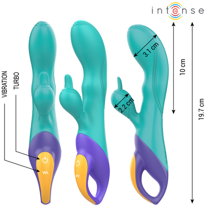 INTENSE Fred Vibrador Rabbit Azul