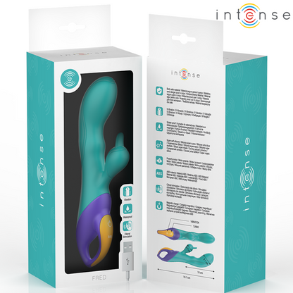 INTENSE Fred Vibrador Rabbit Azul