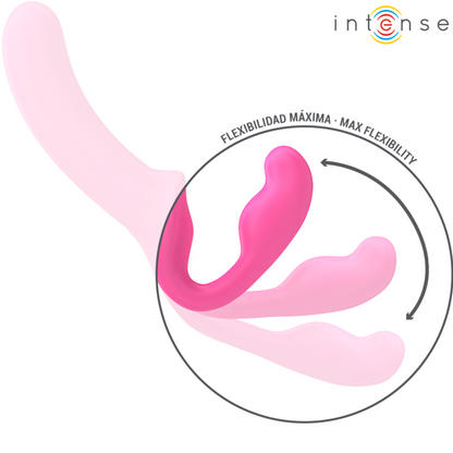 INTENSE Amy Vibrador Doble 20cm Rosa Control Remoto