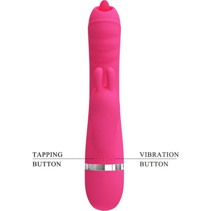 PRETTYLOVE Phoenix Vibrador Rabbit Multifunción Rosa