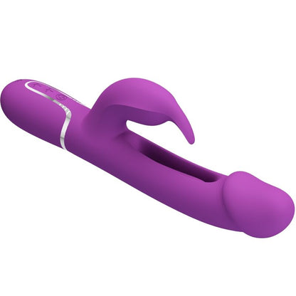 PRETTY LOVE Kampas Vibrador Rabbit Multifunción 3 en 1 Morado