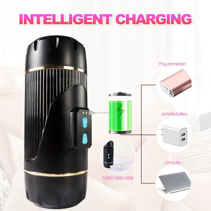 SHEQU Kay Masturbador Doble con Vibración Dual Boca y Vagina