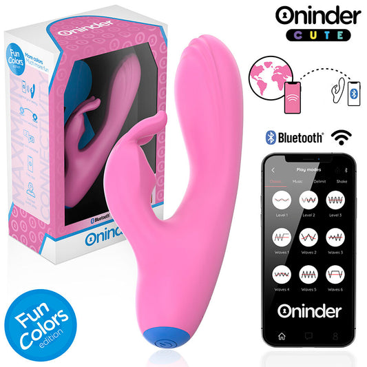 ONINDER CUTE Love Bunny Estimulador Punto G y Clítoris con Control por App