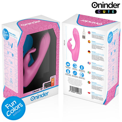 ONINDER CUTE Love Bunny Estimulador Punto G y Clítoris con Control por App