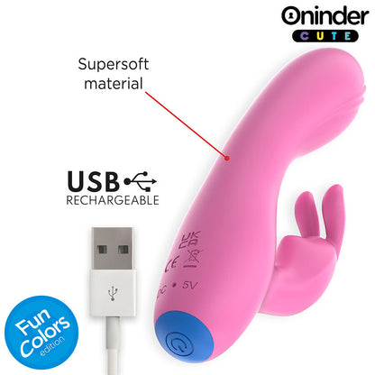 ONINDER CUTE Love Bunny Estimulador Punto G y Clítoris con Control por App