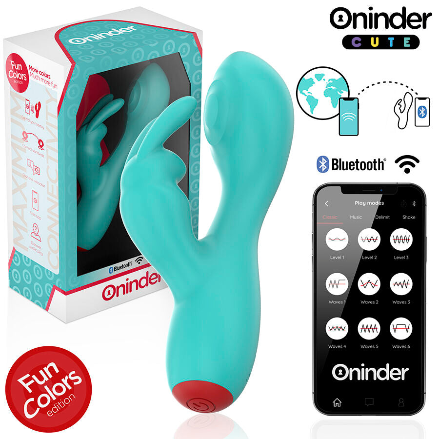 ONINDER CUTE Love Bunny Vibrador Punto G & Clítoris | Control por App Gratis