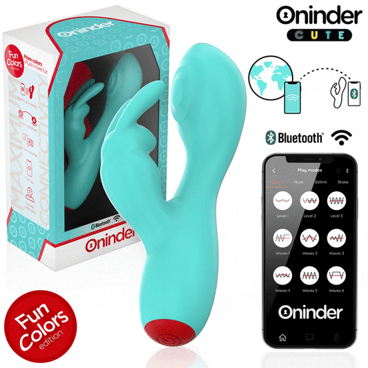 ONINDER CUTE Love Bunny Vibrador Punto G & Clítoris | Control por App Gratis