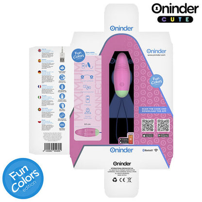 ONINDER CUTE Love Pleasure Huevo Vibro-Rotador 360 Silicona con App