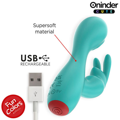ONINDER CUTE Love Bunny Vibrador Punto G & Clítoris | Control por App Gratis