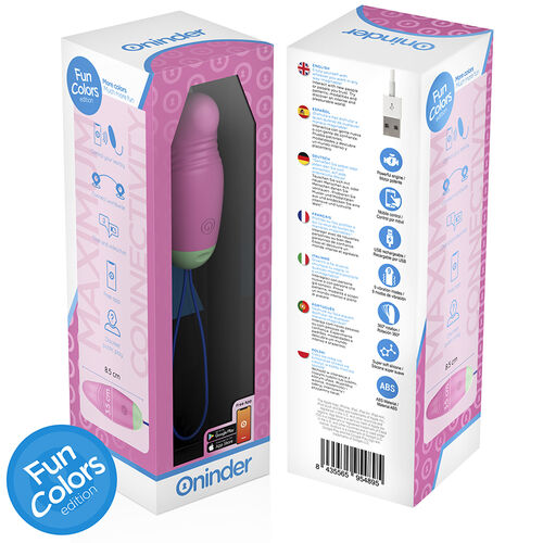 ONINDER CUTE Love Pleasure Huevo Vibro-Rotador 360 Silicona con App