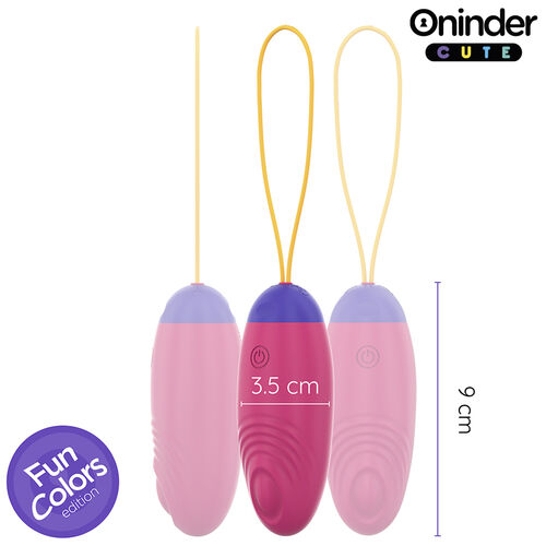 ONINDER CUTE Love Pleasure Huevo Vibro-Wave Tapping Silicona con App