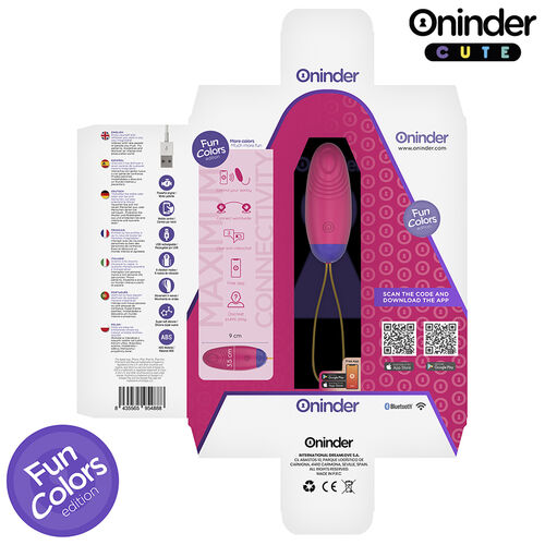 ONINDER CUTE Love Pleasure Huevo Vibro-Wave Tapping Silicona con App