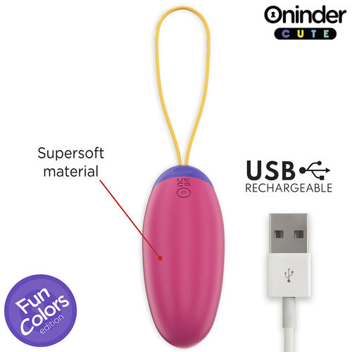 ONINDER CUTE Love Pleasure Huevo Vibro-Wave Tapping Silicona con App