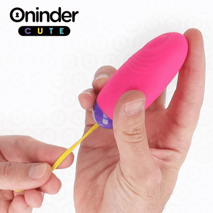 ONINDER CUTE Love Pleasure Huevo Vibro-Wave Tapping Silicona con App